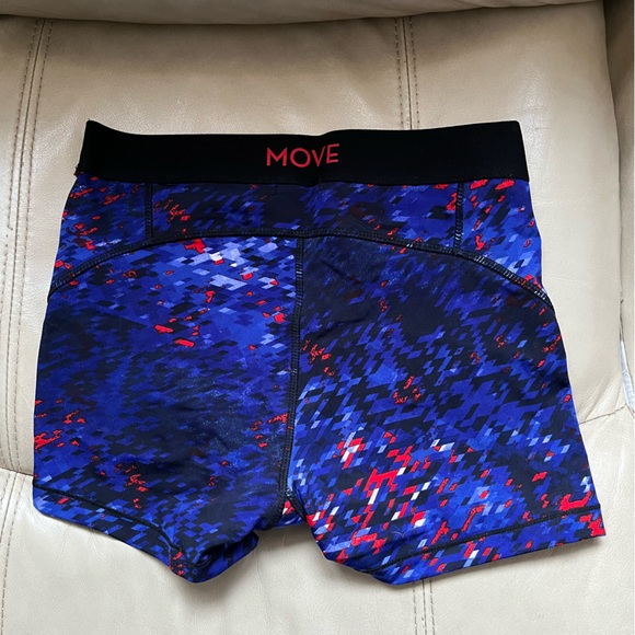 Blue and red booty shorts - Picture 2 of 3